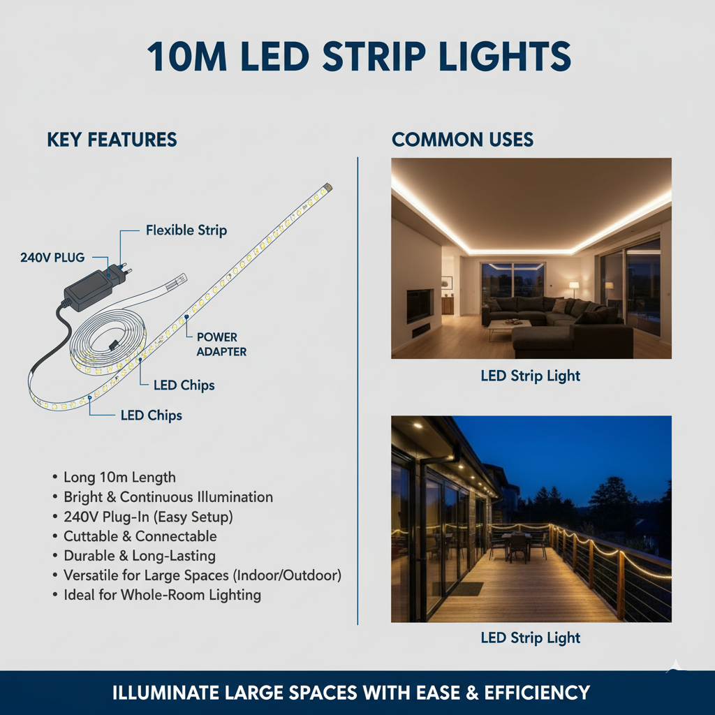 10m LED Strip Lights