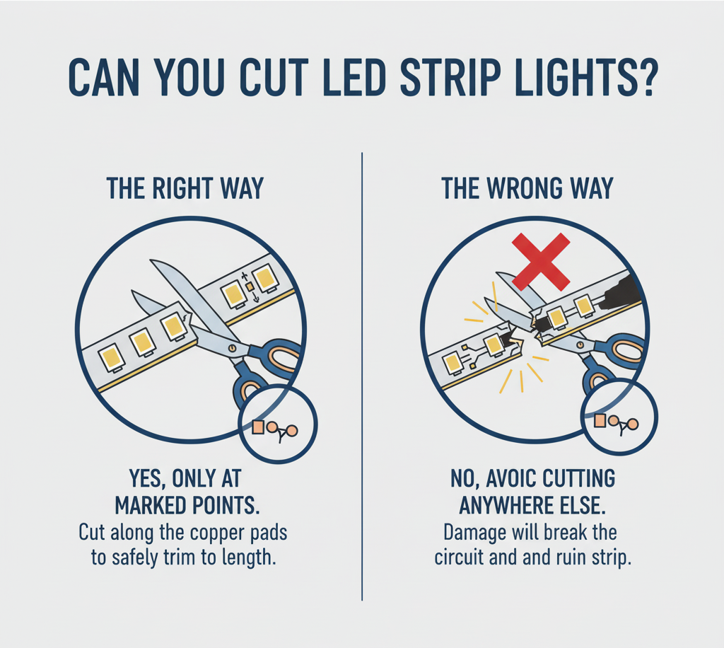 Can You Cut LED Strip Lights