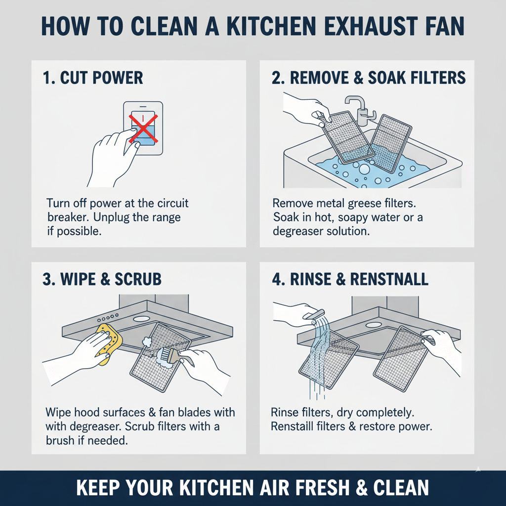 How to Clean a Kitchen Exhaust Fan