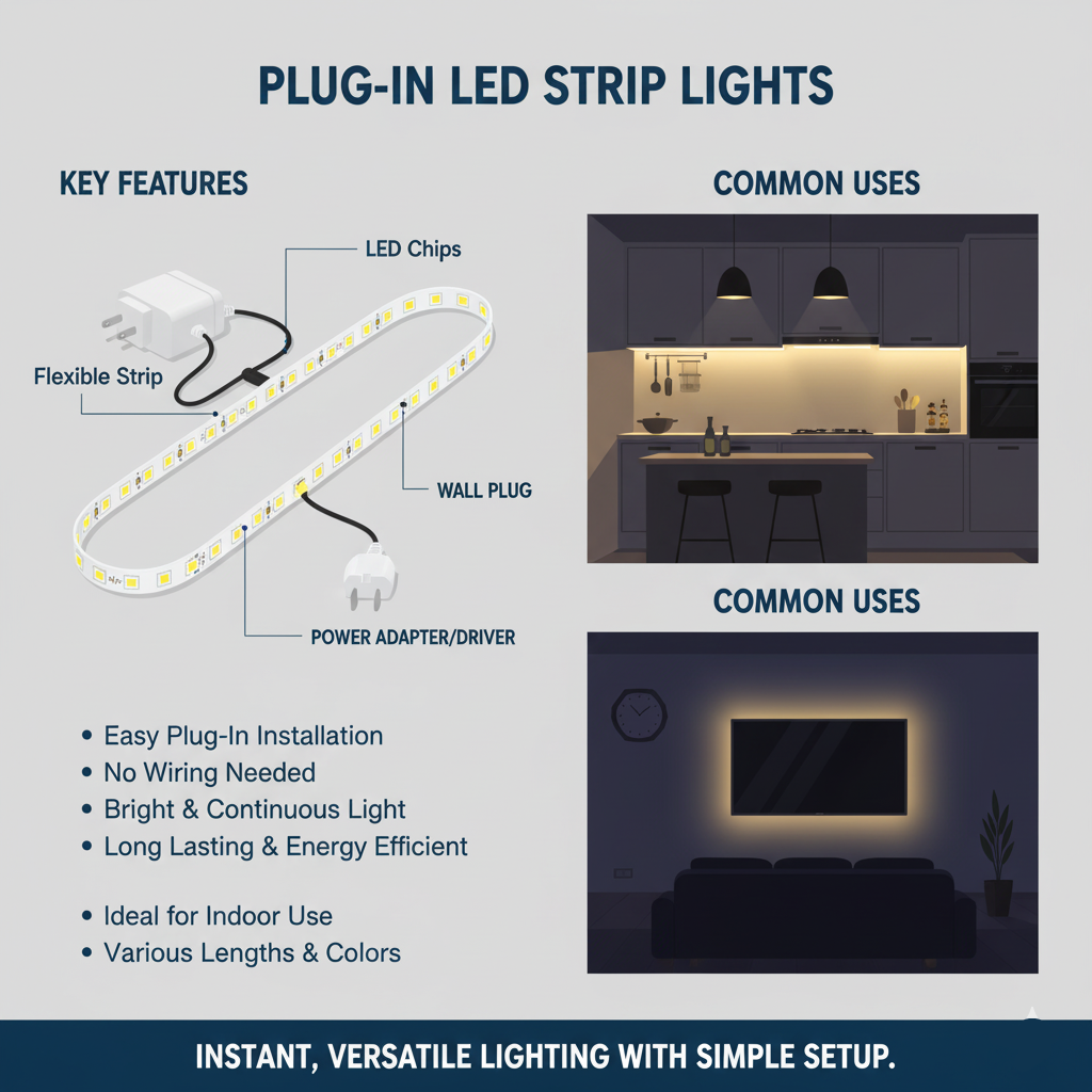 Plug In LED Strip Lights