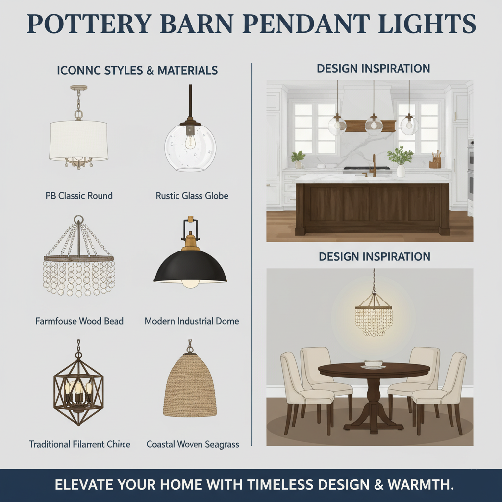 Pottery Barn Pendant Lights
