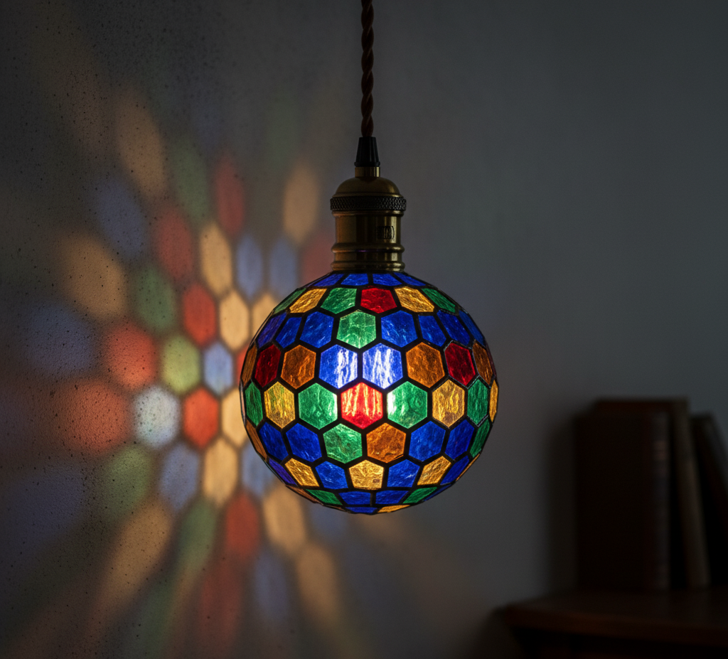 Stained Glass Light Bulb