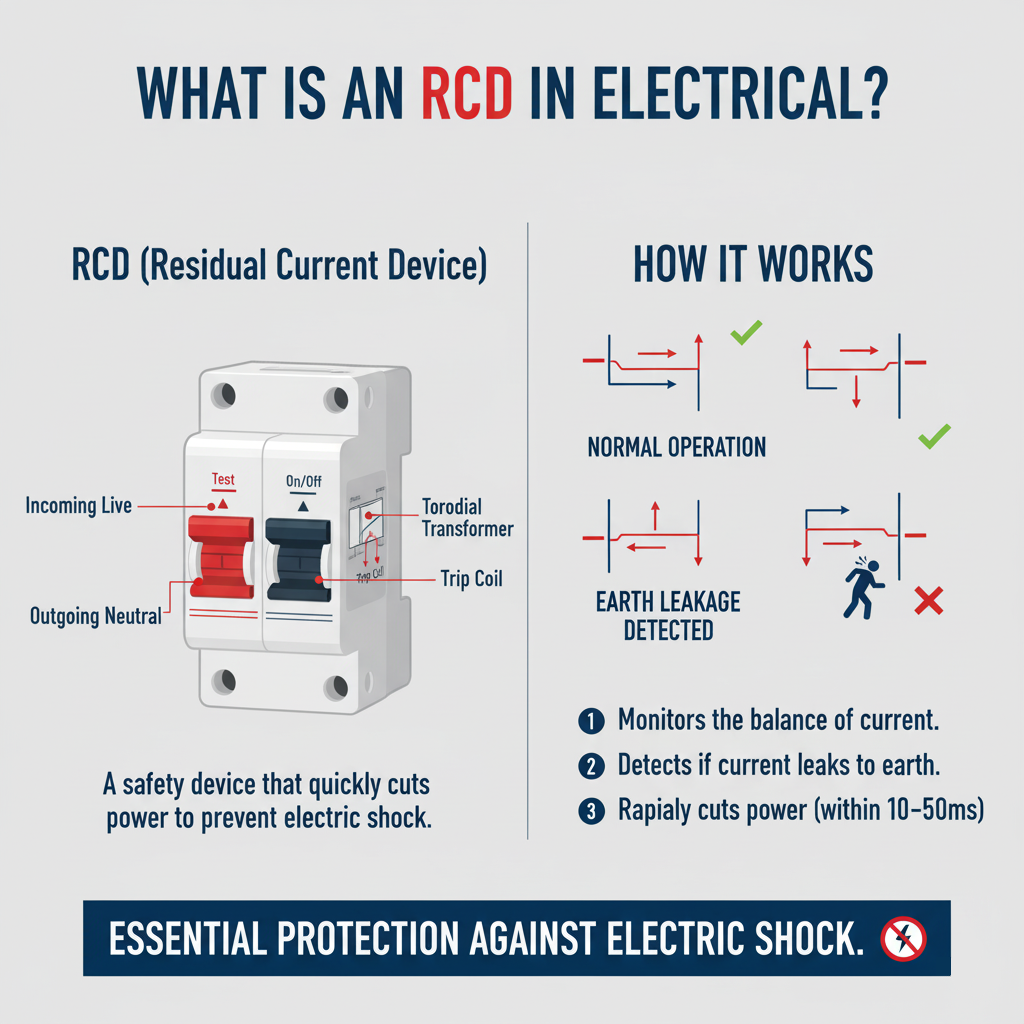 What is an RCD in Electrical