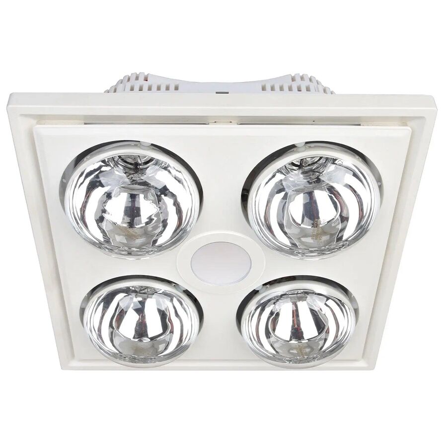 Bathroom Exhaust Fan with Light and Heater