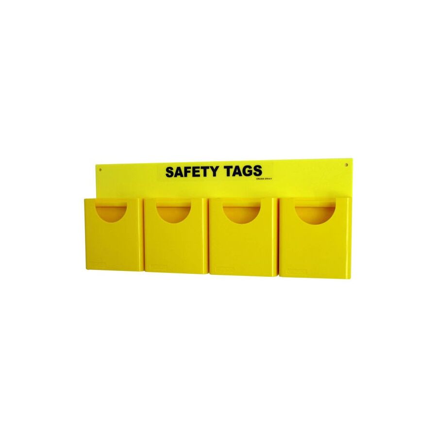 Safety Tag Holder 4 Pockets