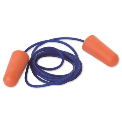 Corded PU Foam Earplugs