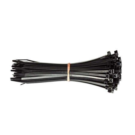 UV-resistant black solar cable ties securing DC cables on Australian rooftop solar installation