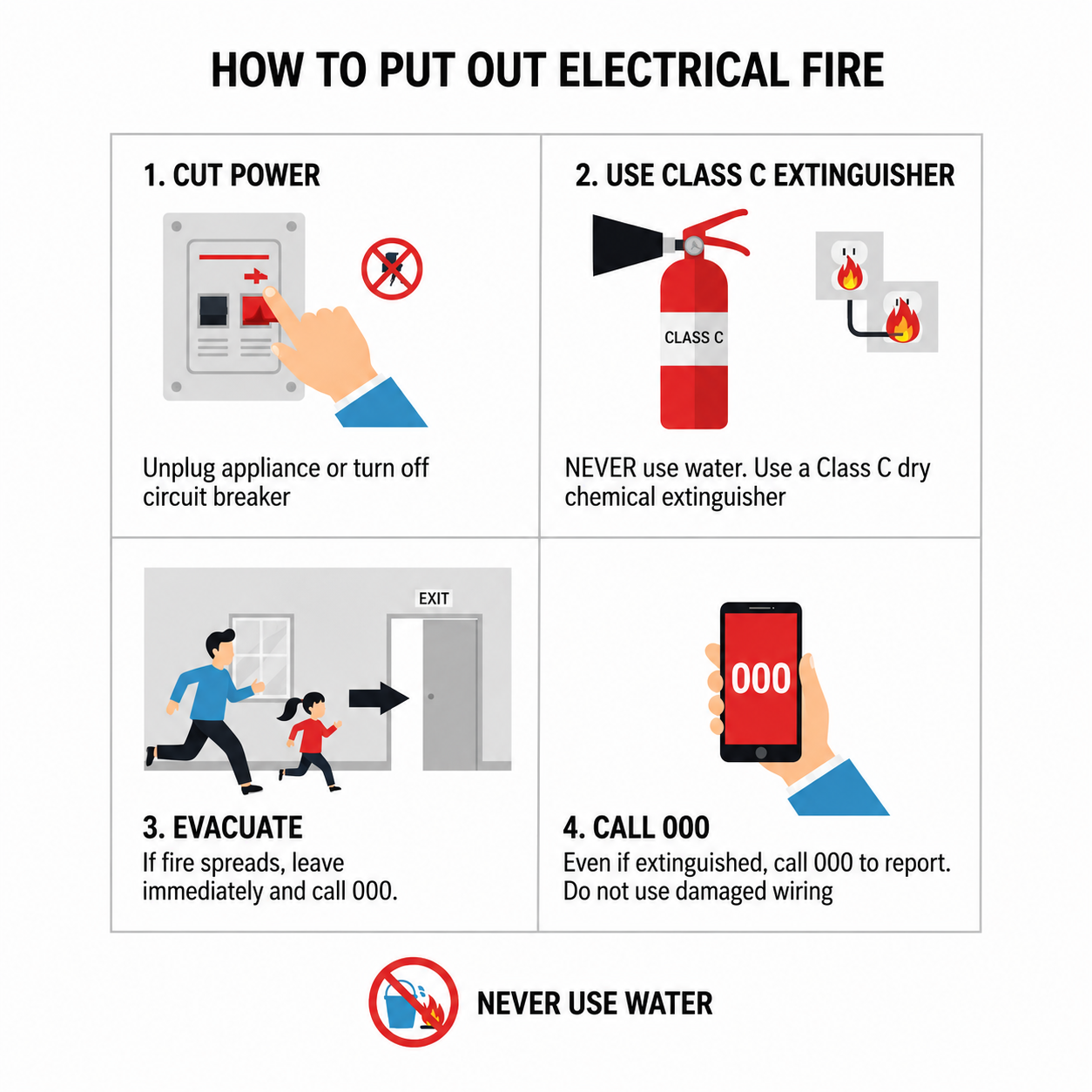 How to Put Out an Electrical Fire