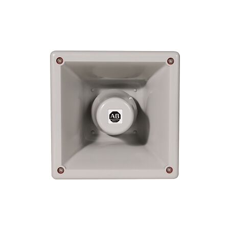 126dB IP66 electronic warning horn selected for machinery and industrial equipment warning applications.