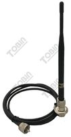 151MHz Antenna 0.20 Metre Long with Base | Compact Design | Includes Mounting Bracket | @Each by Tobin