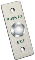 Access Control Exit Button | Durable Aluminum Alloy | Reliable Metal Button | 2-Year Warranty | by Dicker Data