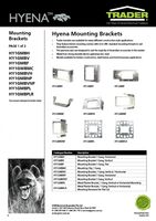Metal Plaster Bracket Vertical / Horizontal Mounting  x25 - HY1GMBPL