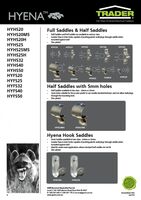 Half Saddle 25mm Hook  x50 - HYHS25H