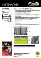 Fired Rated Wall Box  x10 - HY1GFRWB