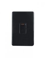 Puma - Switch Oven 45A 250V~ Double Pole  Black x5 - PUSWDPOV45BK