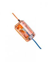 Ampfibian -u00a0Power Adaptor Max 15A to 10A IP55 with 10A 2400W Overload Miniature Circuit Breaker With RCD for RV's & Caravan's  x1 - AMPFRVPLUS