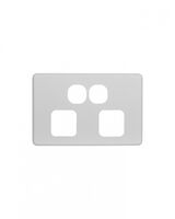 Flat Cat - Power Point Switched 2 Gang 10A 250V~  White x10 - FLPP2G