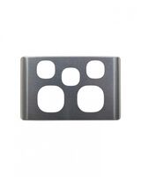 Leopard - Power Point Switched 2 Gang, 10A 250V~, With Extra Switch 16AX/20A  White x5 - LEPPSW2G