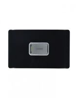 Leopard - Switch Oven 45A 250V~ Double Pole, Horizontal  Black/Silver x5 - LESWDPOV45BKSVH