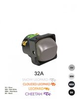 Switch Mechanism 32A 250V~ Cat's Eye  White x5 - MESW32C