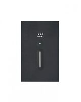 Powermesh - Fan Controller with Light Switch  Clouded Leopard Matt Black Cover x1 - PMFCCLCMBK