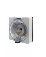 Buffalo -u00a0Appliance Inlet IP66 15A 250V~ 3 Flat Pin, Less Enclosure  x1 - BUAI315LE