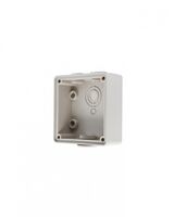 Buffalo - Enclosure Back Box Shallow 1 Gang With 25mm & 2 x 20mm Entries  x1 - BUBB1GS
