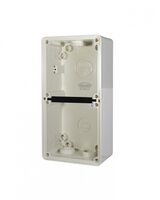 Buffalo - Enclosure Back Box 2 Gang with 32mm & 2 x 25mm Entries  x1 - BUBB2G