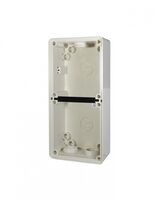 Buffalo - Enclosure Back Box Shallow 2 Gang with 25mm & 2 x 20mm Entries  x1 - BUBB2GS