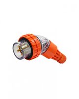 Buffalo - Plug Angled IP66 500V~ 10A 4 Pin  x1 - BUPA410