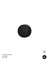 Dimpala Push Rotary Dimmer Knob Saturn Zen**Saturn Zenu00a0is au00a0registered trademark of Schneider Electric  Black x1 - DIMPRKBZBK