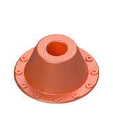 25mm Orange PVC Locating Flange