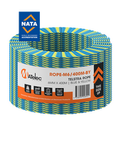 6mm 400m Blue & Yellow Telstra Rope