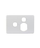 Puma - Power Point Switched 1 Gang, 10A 250V~, with Extra Switch 10AX/16A  White x5 - PUPPSW1G