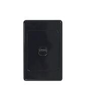 Cougar -u00a0Switch Vertical 1 Gang 10AX/16A 250V~  Black x10 - COSWV1GBK