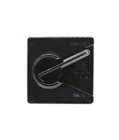 Hippo -u00a0Isolator Switch Weatherproof IP66 20A 250V 2 Pole Small  Black x1 - HPISW220BK