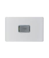 Leopard - Switch Oven 45A 250V~ Double Pole, Horizontal  White x5 - LESWDPOV45H