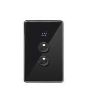 Powermesh -u00a0Blind Controller Single M.20 300W Max Per Channel 230V  Black  x1 - PMBC2BK