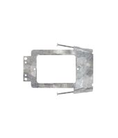 Hyena -u00a0Mounting Bracket 1 Gang Nail Plate Extra Large Horizontal  x25 - HY1GMBNPX