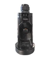 Hyena - Suspension Socket, Switched 1 Gang, 10A 250V~ Double Pole  Black x1 - HYSSBK