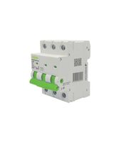 Wolverine -u00a0MCB Miniature Circuit Breaker 6kA 3 Pole 20 Amp C Curve 400V 415V ac 3 Module  x4 - WOMCB6320