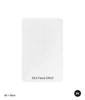 Multi Dimmer Switch 2 Button | Silk Facia | White Finish by Trader
