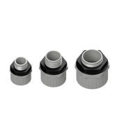 32mm Grey PVC Corrugated Tubing Gland