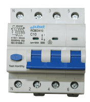 RCBO 3P+N 6KA 30ma 20amp AC Type - RCBO/420