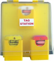 Swing Frame A Frame Stand | Heavy Duty HDPE | 5 Compartments | Yellow by Cirlock