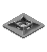 28 x 28mm Black Cable Tie Mount - 100 Pack