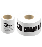150mm x 100m White Communications Underground Warning Tape