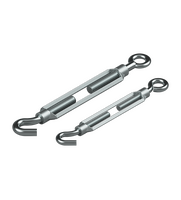 8mm Zinc Plated Steel Hook & Eye Turnbuckle