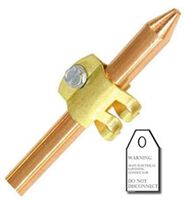 Earth Rod 1.4 Meter with Brass Clip