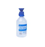 500ml Eye Wash Solution Pack of 10 | Sterile Saline | Single Stream Activation | Emergency Use by Firebox